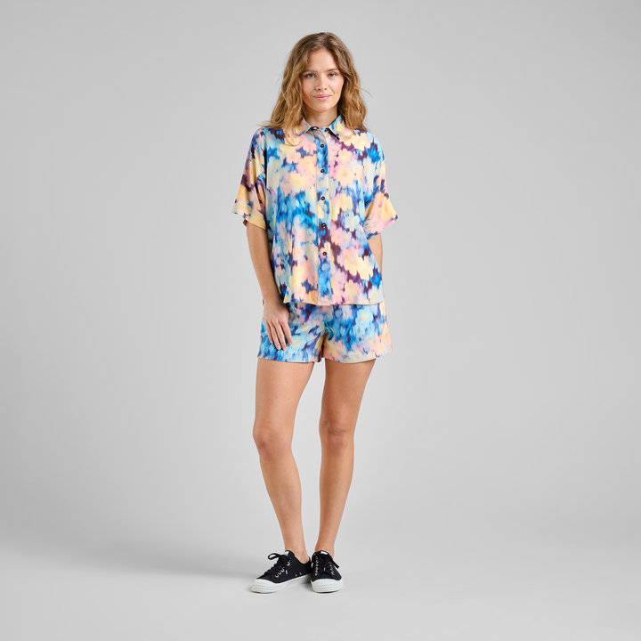 Bluse Alsvik Ikat Field multi color von Dedicated.