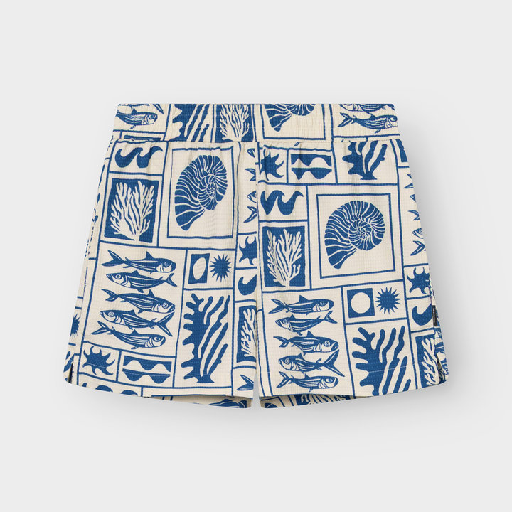 Shorts Aspudden Ocean Squares rainy day von Dedicated.