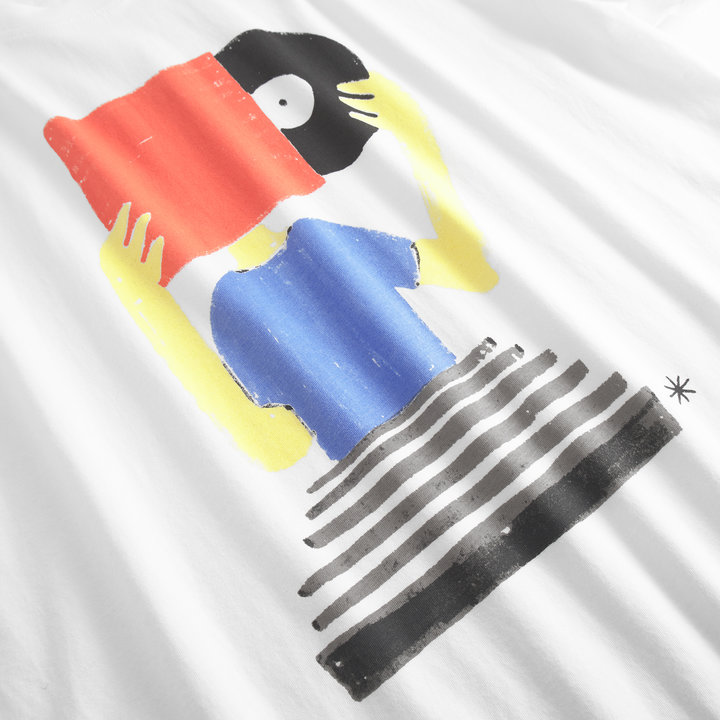T-shirt Stockholm Diggin white von Dedicated.