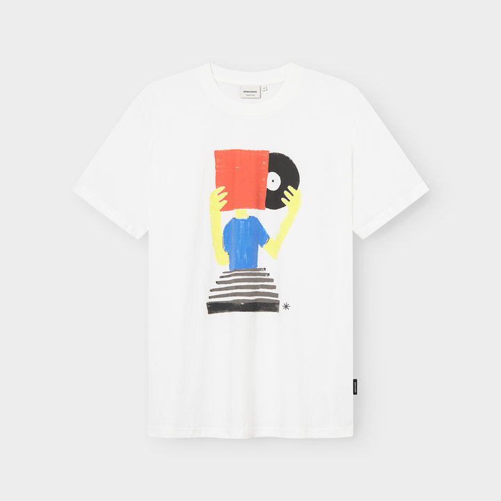 T-shirt Stockholm Diggin white von Dedicated.