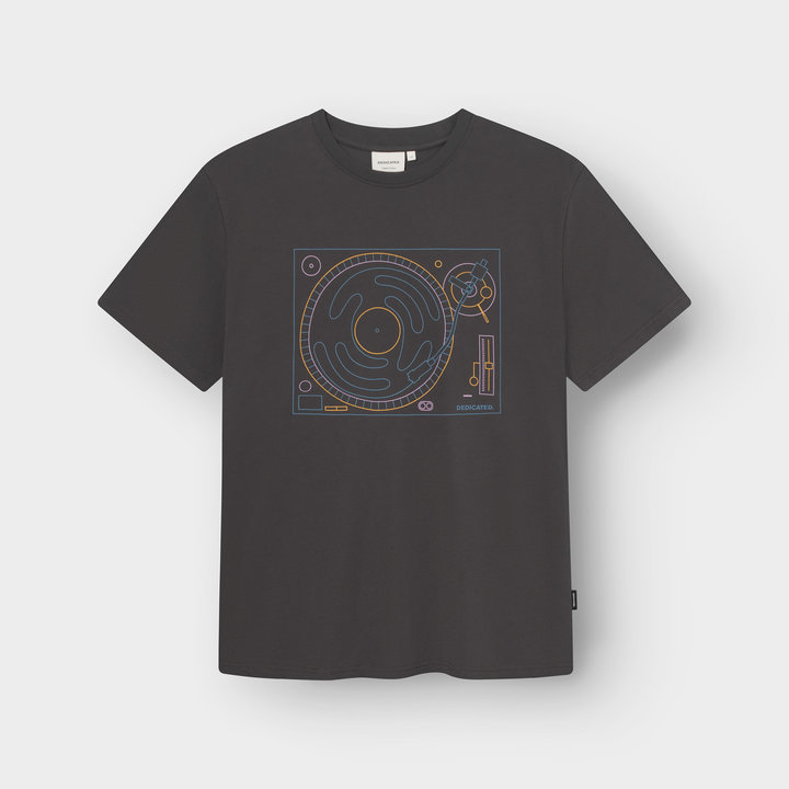 T-shirt Stockholm Turntable Lines forged iron von Dedicated.