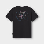T-shirt Stockholm Wonky Bike black von Dedicated.