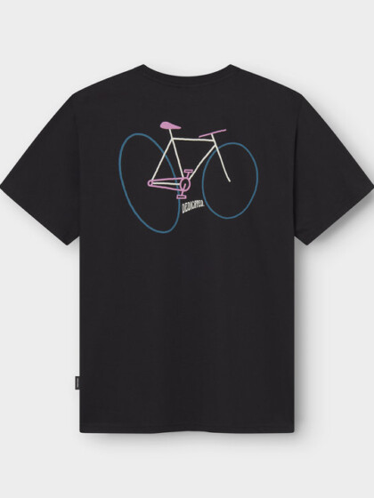 T-shirt Stockholm Wonky Bike black von Dedicated.