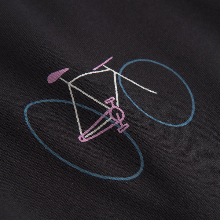 T-shirt Stockholm Wonky Bike black von Dedicated.