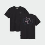T-shirt Stockholm Wonky Bike black von Dedicated.