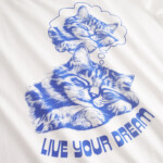 T-shirt Vadstena Live Your Dream whisper white von Dedicated.