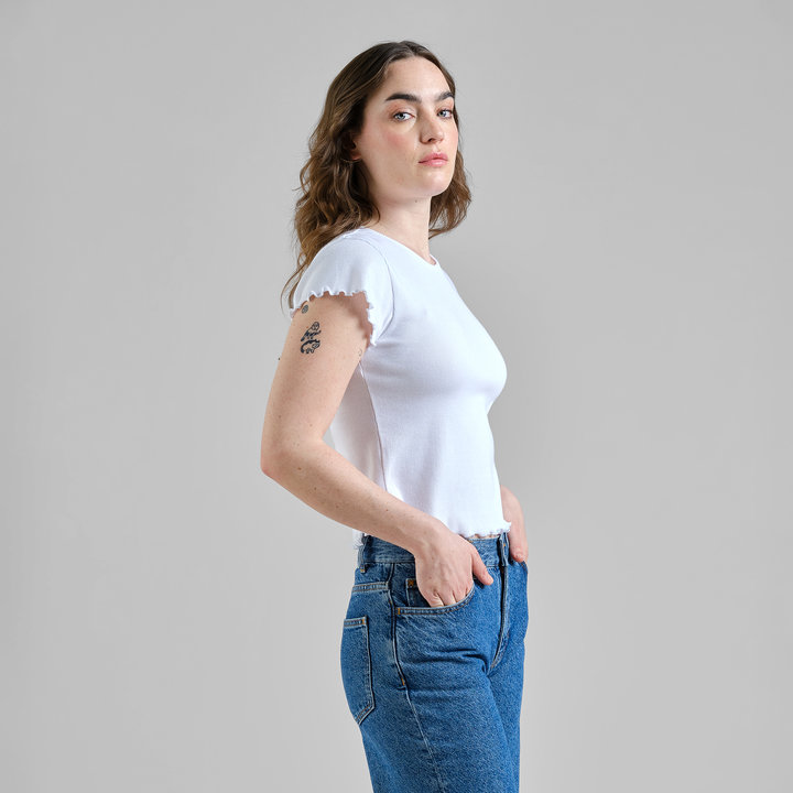 Top Rib Ven white von Dedicated.