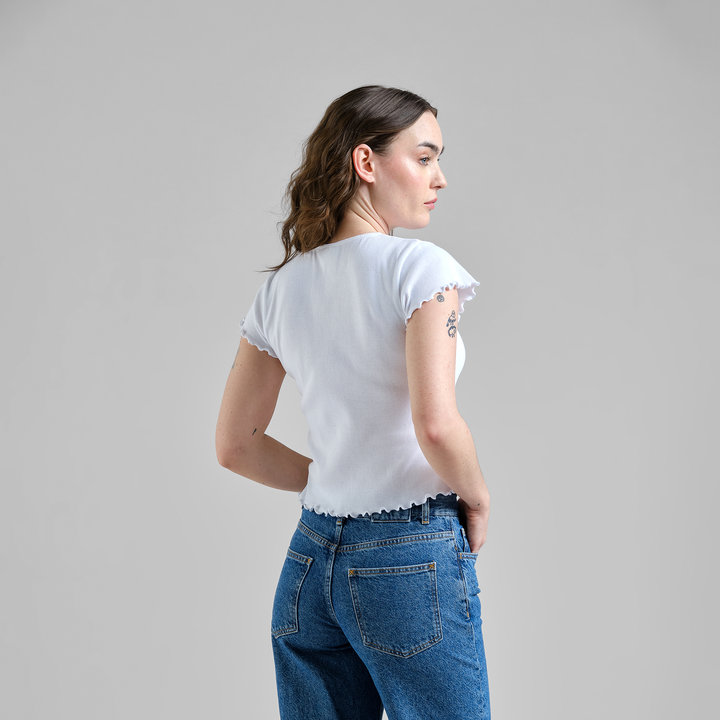 Top Rib Ven white von Dedicated.