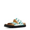 Pantolette Noelia Stripes white-green von Grand Step Shoes