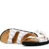 Pantolette Noelia Stripes white-lila von Grand Step Shoes