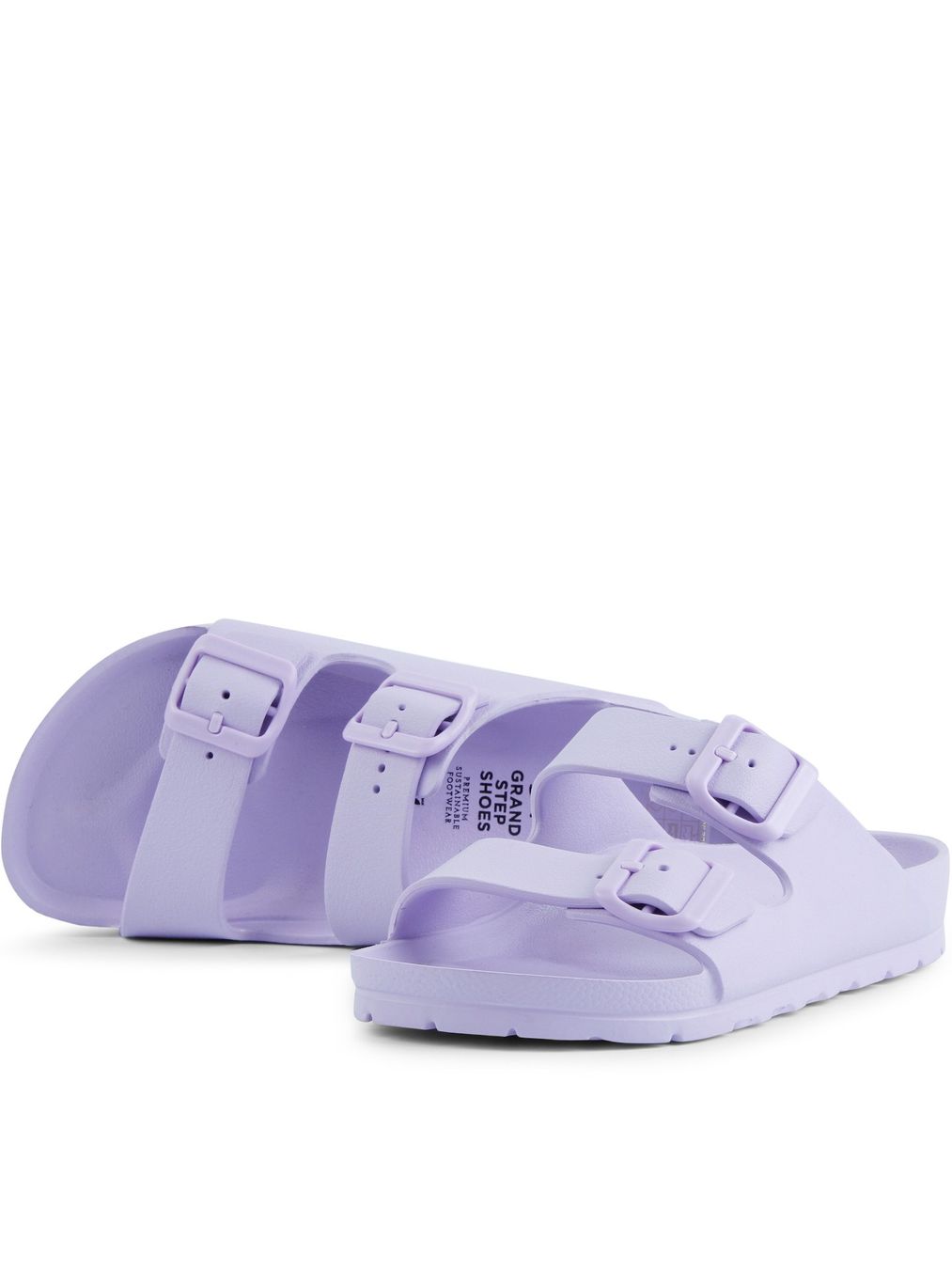 Sandale Pool Two Buckle pastel-lila von Grand Step Shoes