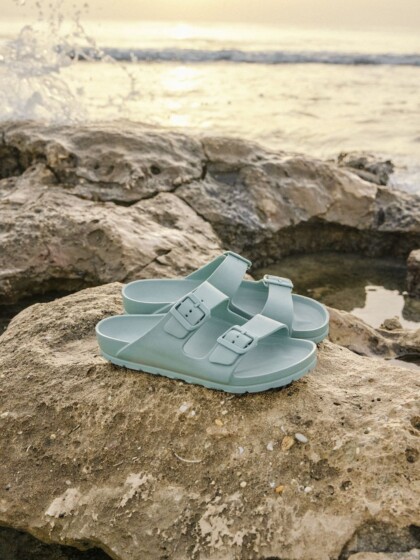 Sandale Pool Two Buckle seagreen von Grand Step Shoes