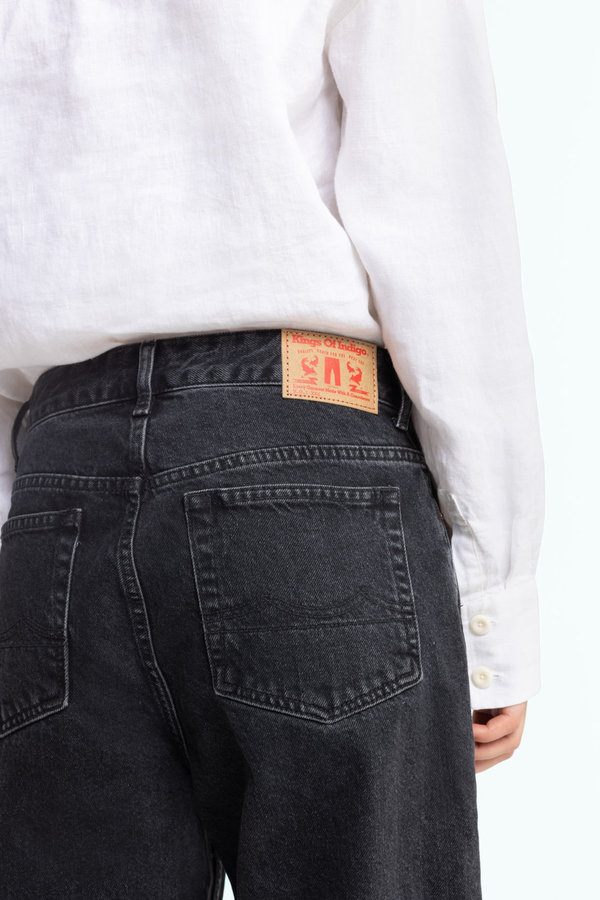 Jeans Caroline Cropped holo grey used von Kings of Indigo