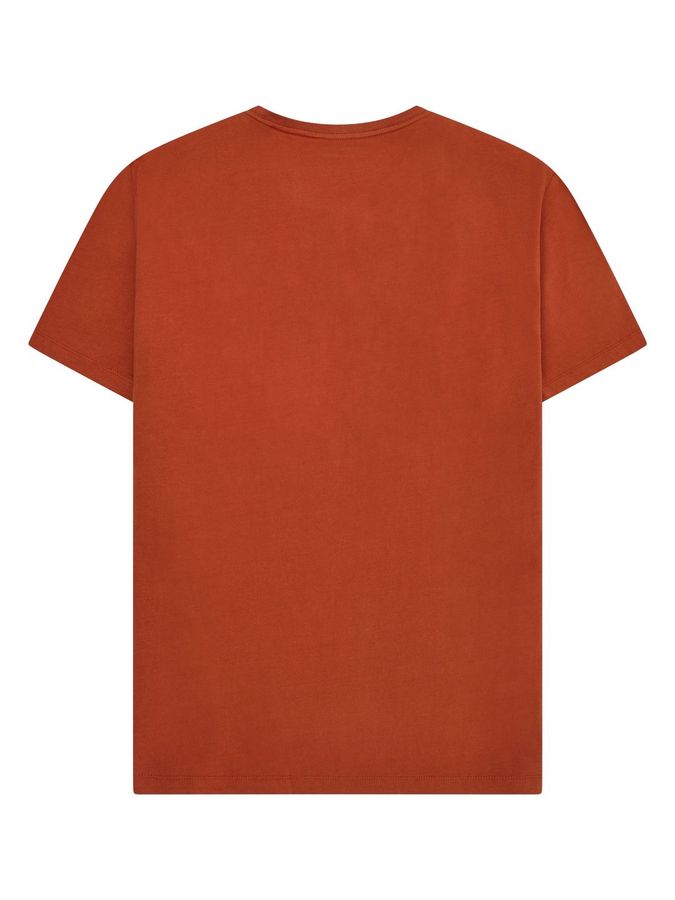 Basic T-shirt burnt brick von KnowledgeCotton Apparel