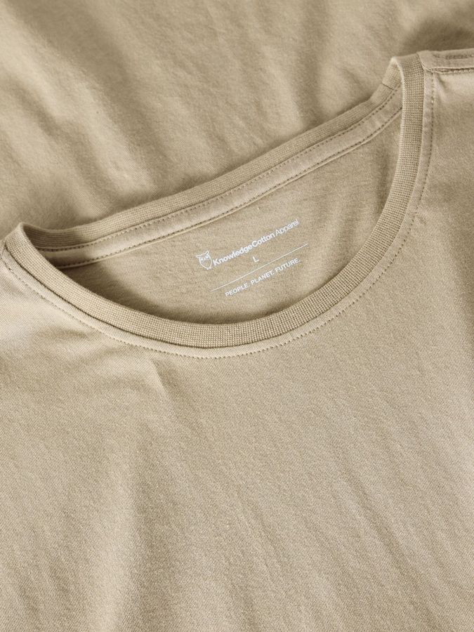 Basic T-shirt twill von KnowledgeCotton Apparel