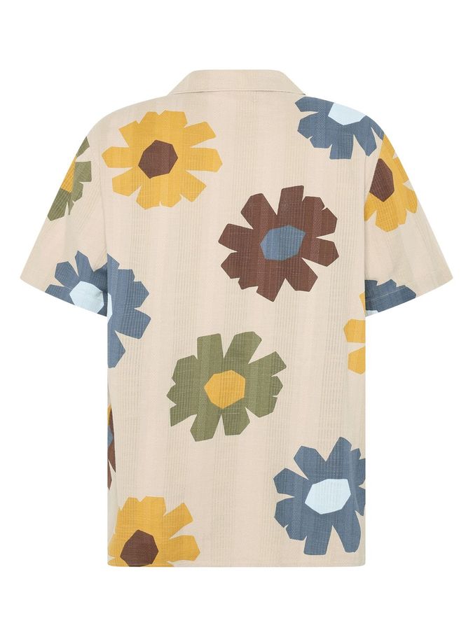 Hemd Relaxed Print Short Sleeve multi color von KnowledgeCotton Apparel