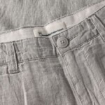 Hose Chuck Regular Leinen ultimate grey von KnowledgeCotton Apparel