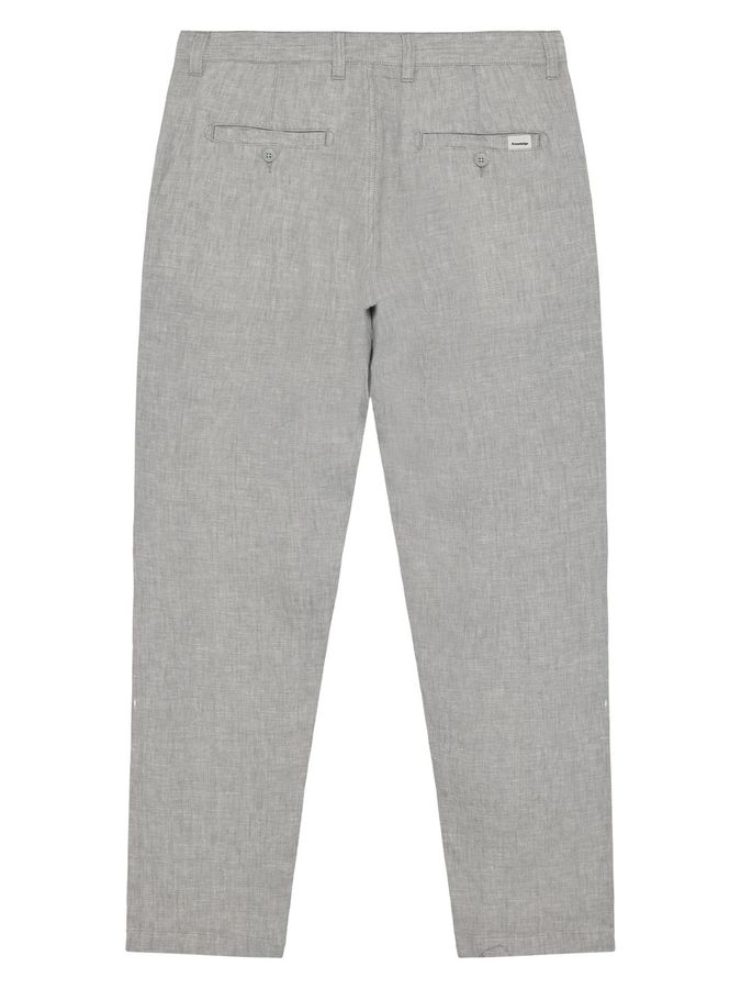 Hose Chuck Regular Leinen ultimate grey von KnowledgeCotton Apparel