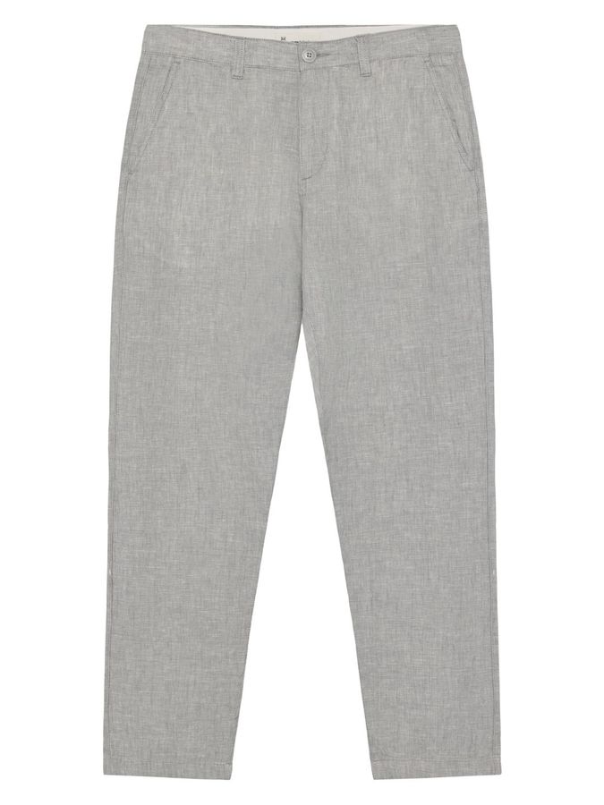 Hose Chuck Regular Leinen ultimate grey von KnowledgeCotton Apparel