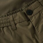 Shorts Fig Loose Poplin burned olive von KnowledgeCotton Apparel