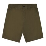 Shorts Fig Loose Poplin burned olive von KnowledgeCotton Apparel