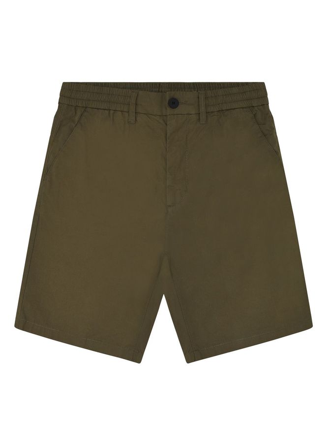 Shorts Fig Loose Poplin burned olive von KnowledgeCotton Apparel