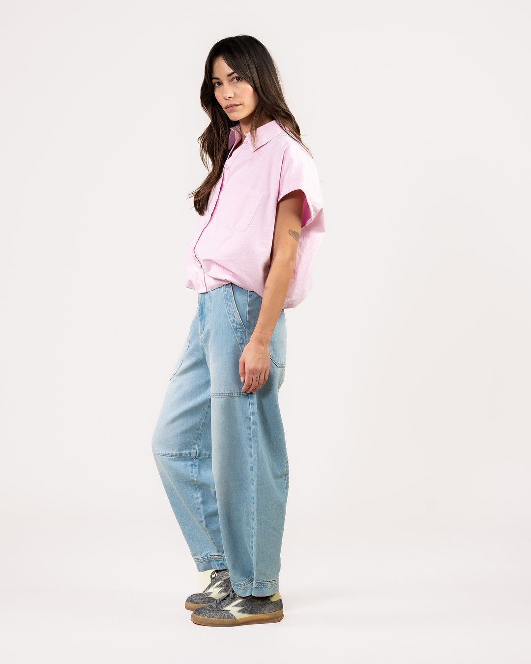 Jeans Jane Barrel light blue von Kuyichi