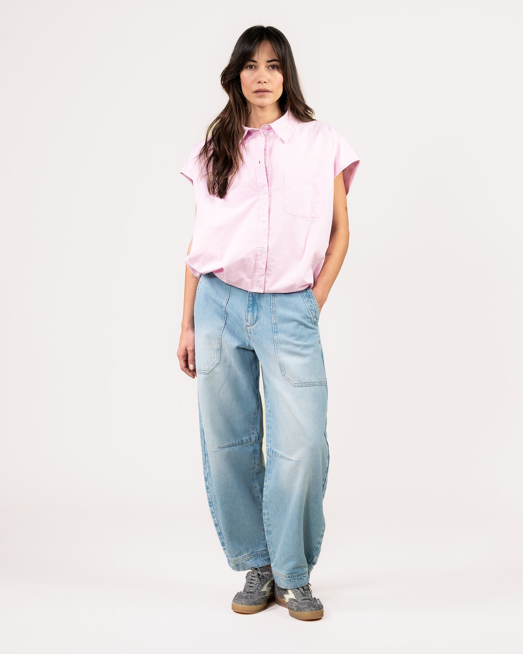 Jeans Jane Barrel light blue von Kuyichi