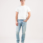 Jeans Jim Regular Slim seabad blue von Kuyichi