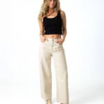 Jeans Lucy Loose ecru von Kuyichi