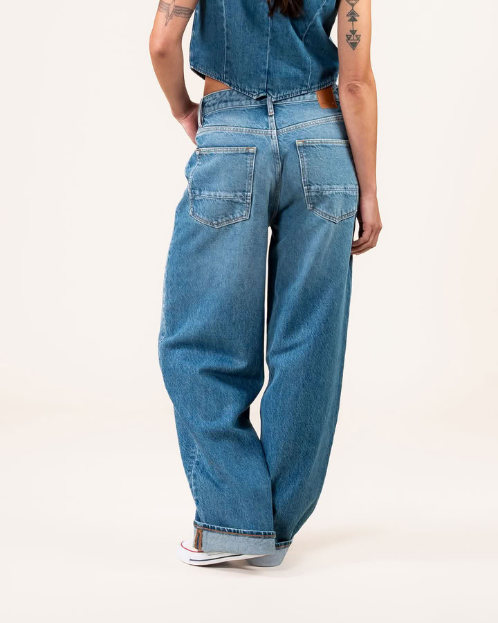 Jeans Lucy Loose lifecycle blue von Kuyichi