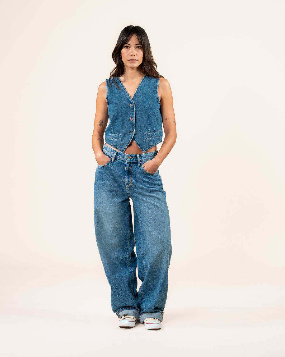 Jeans Lucy Loose lifecycle blue von Kuyichi