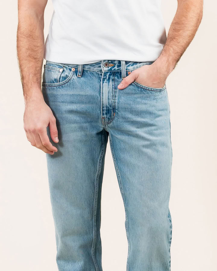 Jeans Scott Regular pale shore blue von Kuyichi