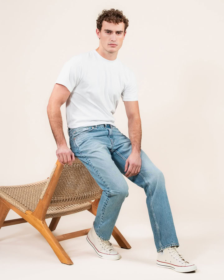 Jeans Scott Regular pale shore blue von Kuyichi