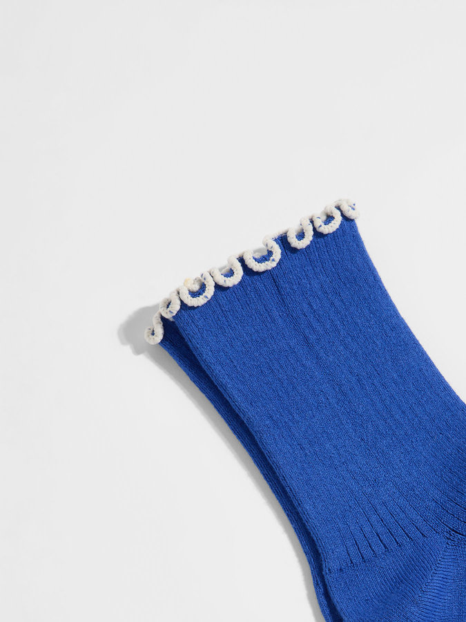 Socken mit Volant lapis von Lanius