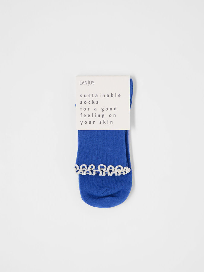 Socken mit Volant lapis von Lanius