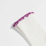 Socken mit Volant off white von Lanius