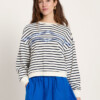 Sweatshirt Statement creme/ midnight von Lanius