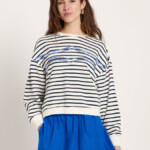 Sweatshirt Statement creme/ midnight von Lanius Sweatshirt Statement creme/ midnight von Lanius