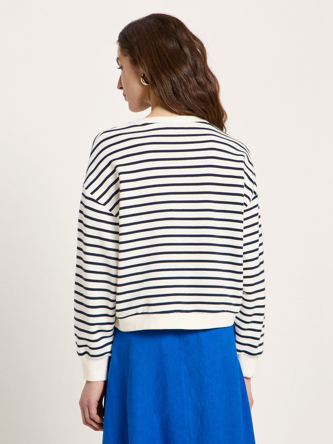 Sweatshirt Statement creme/ midnight von Lanius Sweatshirt Statement creme/ midnight von Lanius