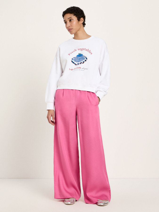 Sweatshirt Statement white/ vegetables von Lanius Sweatshirt Statement white/ vegetables von Lanius