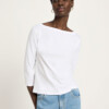 U-Boot Shirt mit 3/4 Arm bright white von Lanius