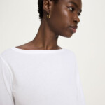 U-Boot Shirt mit 3/4 Arm bright white von Lanius