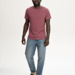 T-Shirt Avan marmelade melange von MELAWEAR