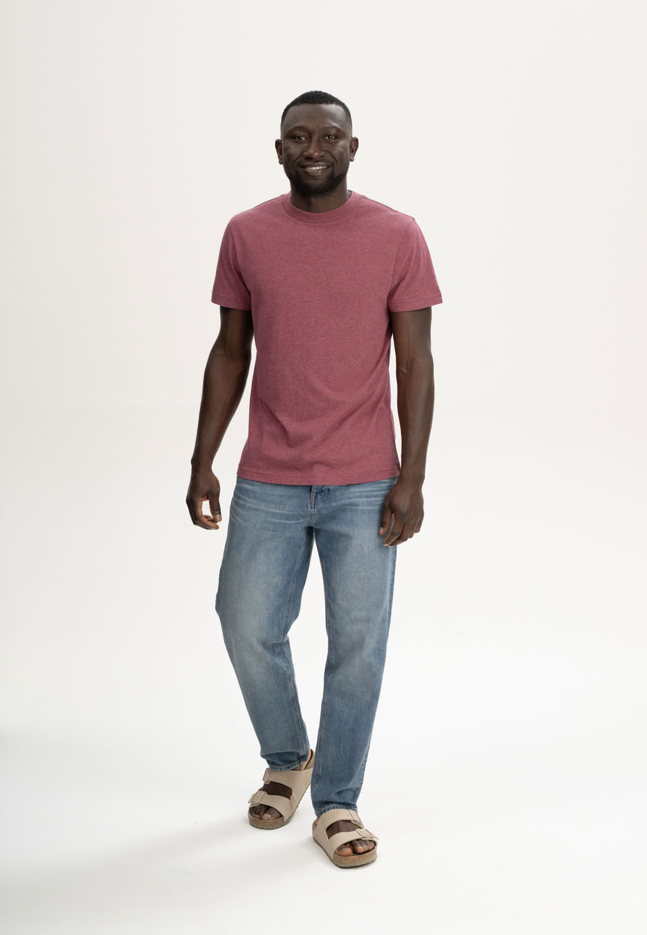 T-Shirt Avan marmelade melange von MELAWEAR