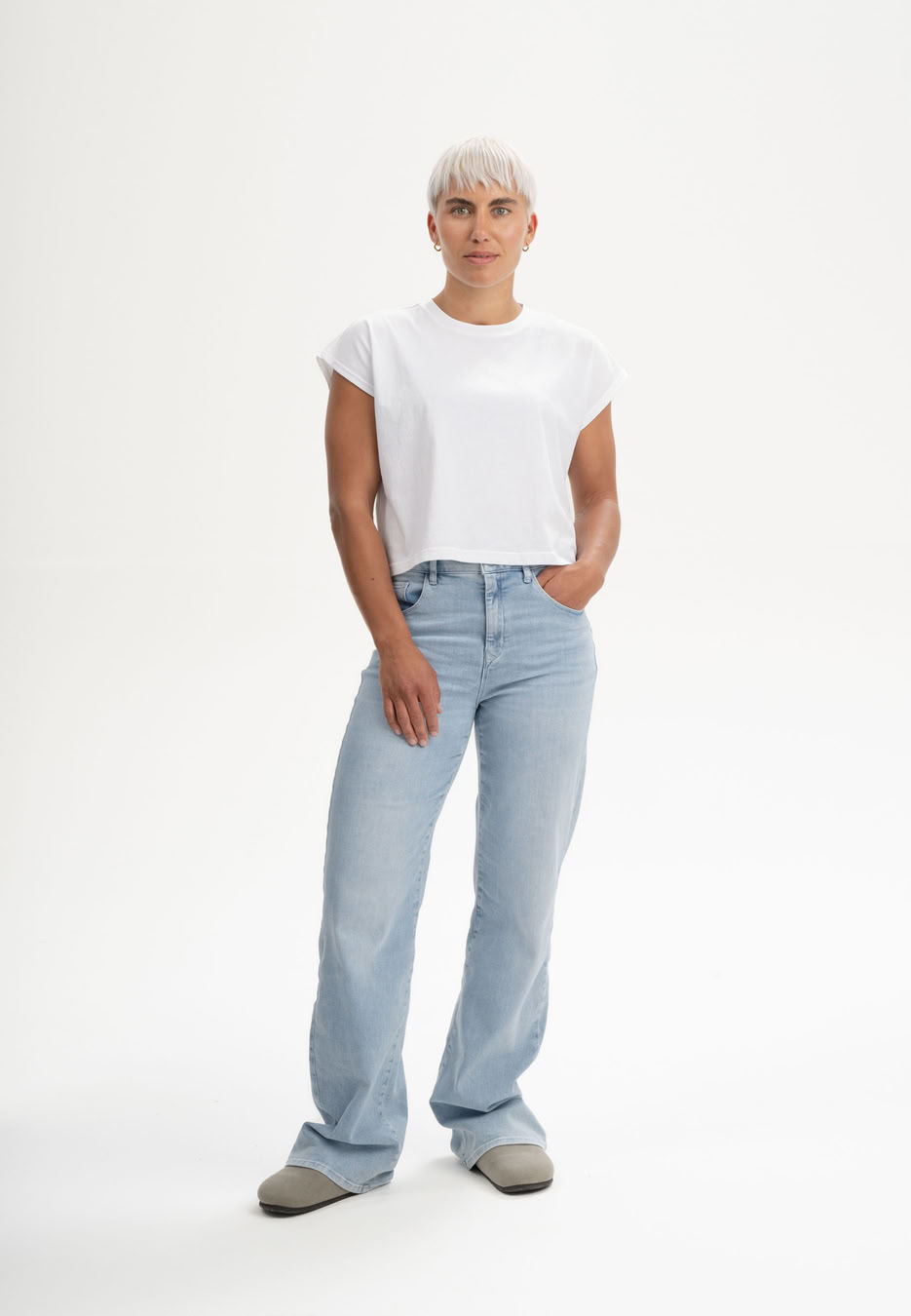 T-Shirt Bhamini weiß von MELAWEAR