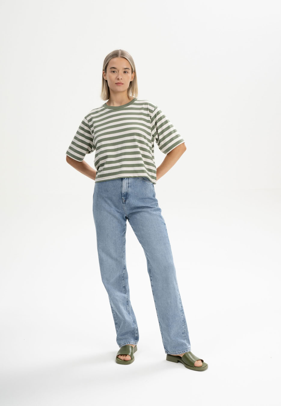 T-Shirt Desna Stripes thymian gestreift von MELAWEAR