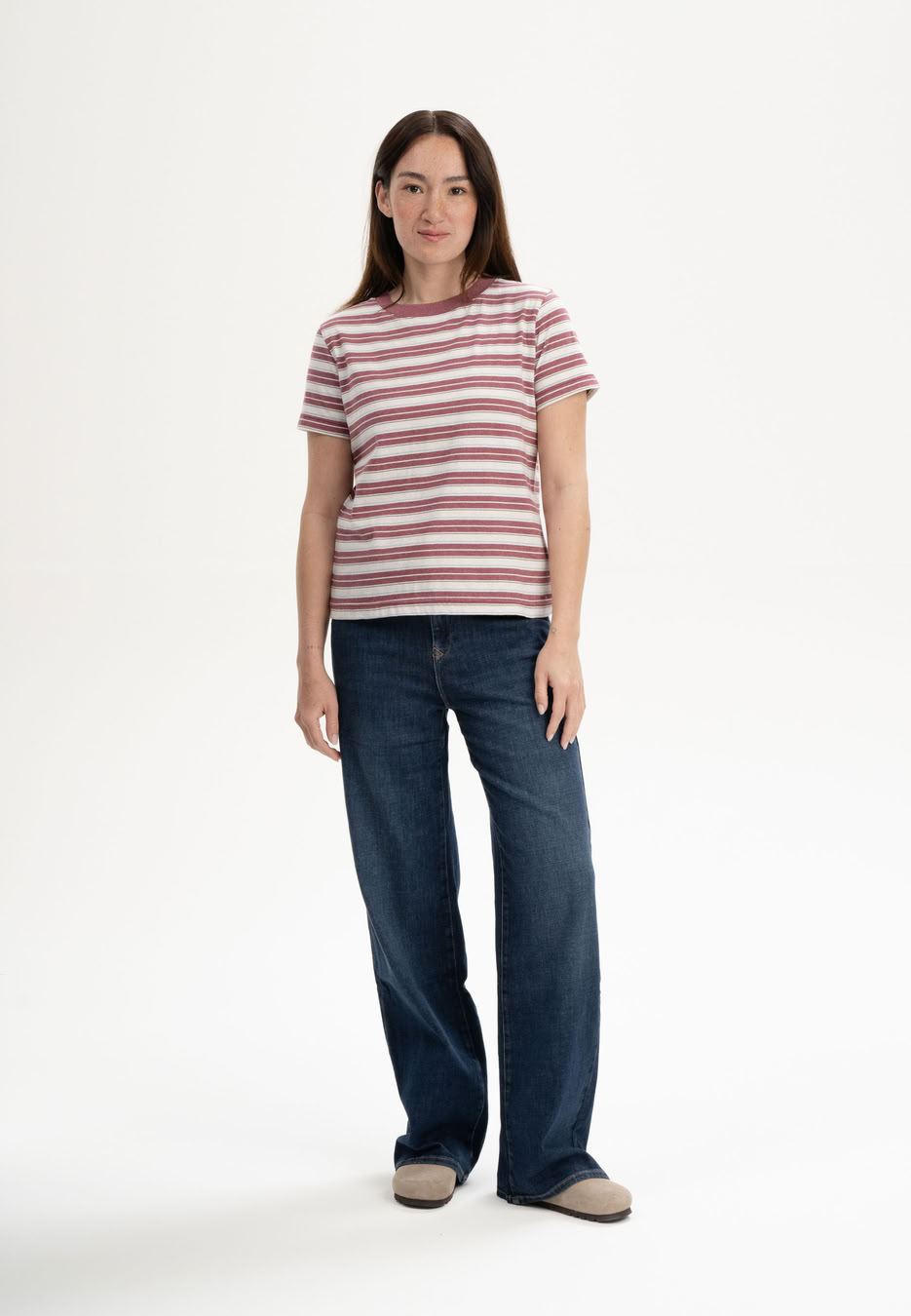 T-Shirt Khira Stripes marmelade gestreift von MELAWEAR