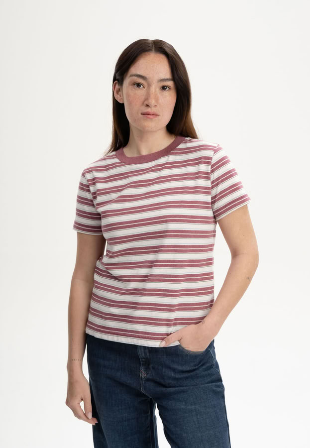 T-Shirt Khira Stripes marmelade gestreift von MELAWEAR