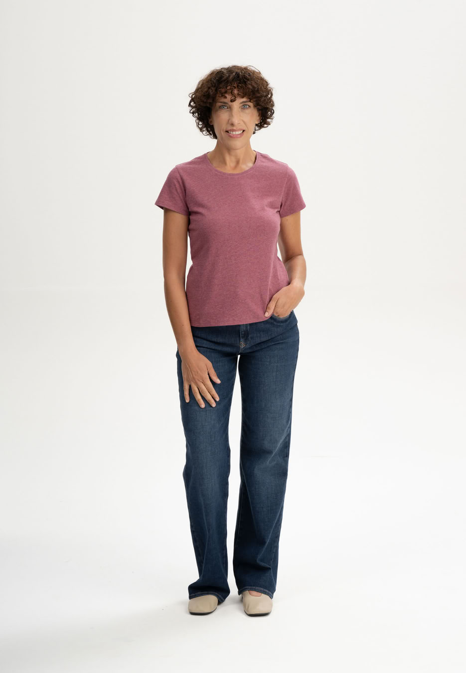 T-Shirt Lanisha marmelade melange von MELAWEAR